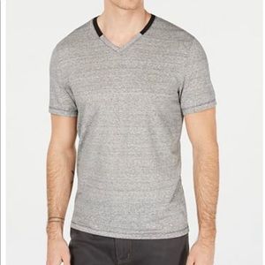 Alfani Linen Blend V-neck